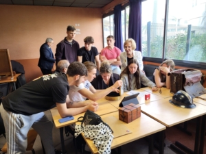 L'atelier d'Arlette Renard et de Christian Legué