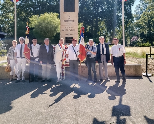 La delegation du comite de Perpignan du Souvenir Francais