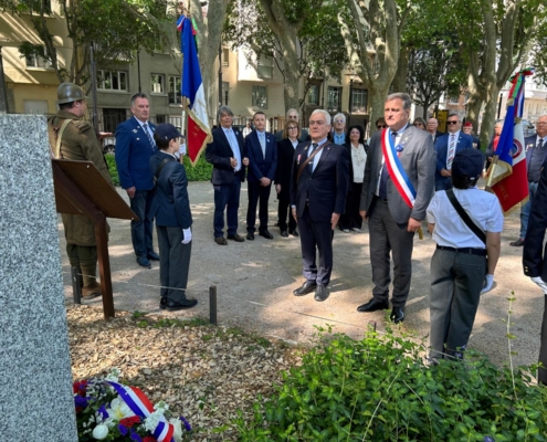 Louis Aliot et le general Gilles Glin