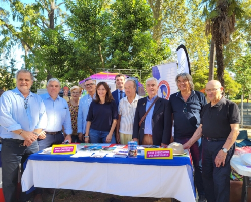 De nombreux elus perpignanais ont visite le stand